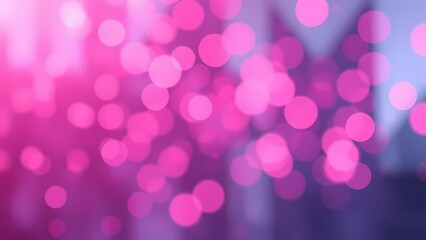 Pink abstract background with bokeh AI