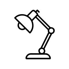 desk lamp icon design