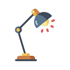 desk lamp icon design