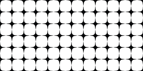 Abstract seamless star pattern. Black and white. For substrate and fabric design.Vector illustration.