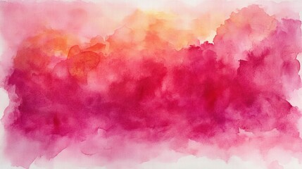 Fototapeta premium Soft Watercolor Background in Pink Tones with An Abstract Chaos of Colors for Artistic Designs and Creative Projects