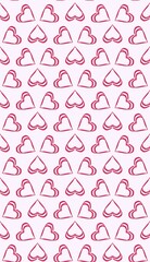 seamless pattern with hearts