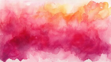 Obraz premium Soft Watercolor Background in Shades of Pink with a Touch of Chaos for Creative Design Projects and Artistic Inspiration