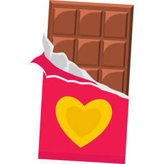 chocolate vector with isolated background 