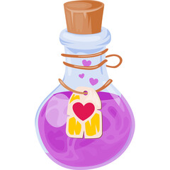 perfume vector with isolated background 