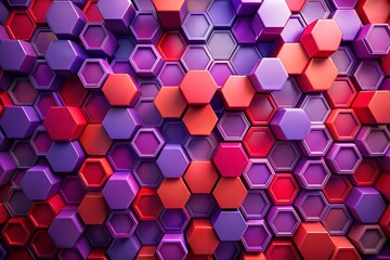 seamless pattern of pink and violet color cubes