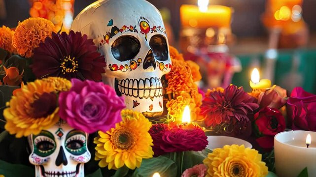 D&iacute;a de los Muertos day of the dead mexican holiday culture celebration