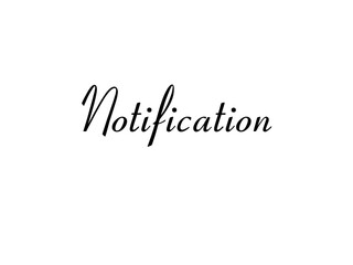 Notification