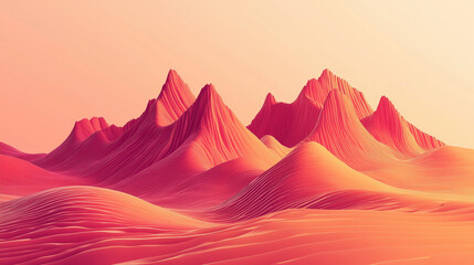 Obraz premium A sharp triangular wave with pointed peaks and straight lines