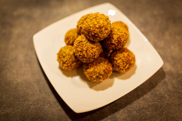 POLPETTE di MELANZANE Albóndigas de Berenjena Croquetas de Berenjenas 