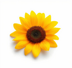 sunflower isolated on white background