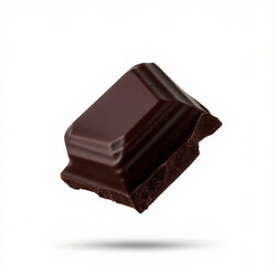 Obraz premium chocolate bar on white background