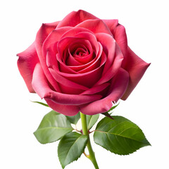 Naklejka premium rose with white back ground