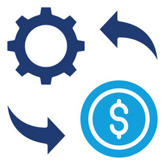 Cost Optimization Icon Element For Design