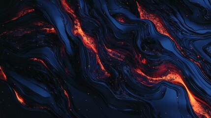 Abstract Lava Flow