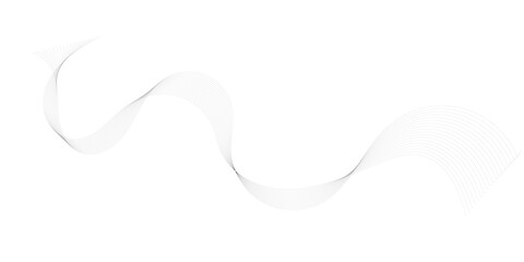  Digital energy waves technology concept. Vector wave lines smooth flowing dynamic isolated on white background