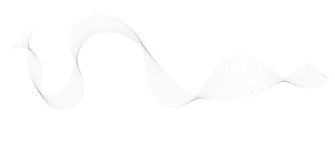 Abstract gray wave dynamic curve lines on transparent background with flowing particles 
a colorfull webline and valleys is featured
