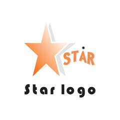 Obraz premium Star logo design simple concept Premium Vector