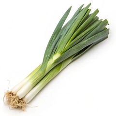 Fototapeta premium Juicy leek with leaves