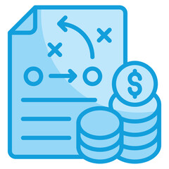 Wealth Management Icon Element For Design