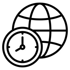 Time Zone Icon