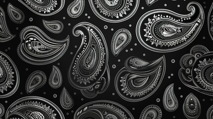 paisley seamless pattern wallpaper