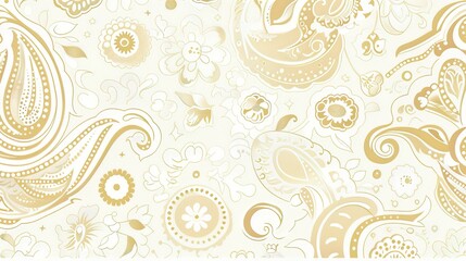 paisley seamless pattern wallpaper