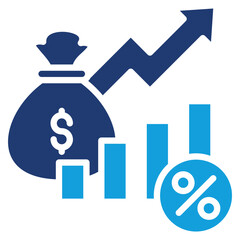 Economic Indicators Icon Element For Design