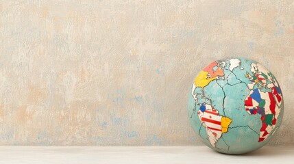 Fragmented Globe: A Visual Metaphor for Global Challenges