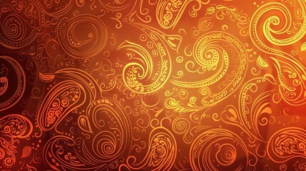 paisley seamless pattern wallpaper