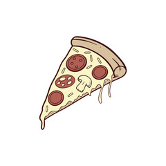 pizza clipart illustration vector