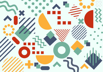 wallpapers abstract vector themed polkadots with a light blue background with kinds of different motif