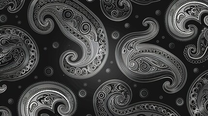 paisley seamless pattern wallpaper