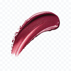 abstract 3d lipstick smudges in different colour style isolated on white background