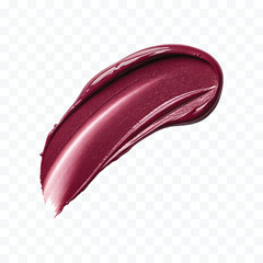 abstract 3d lipstick smudges in different colour style isolated on white background