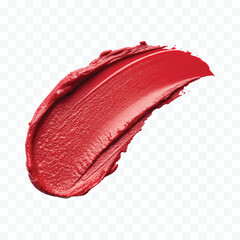 abstract 3d lipstick smudges in different colour style isolated on white background