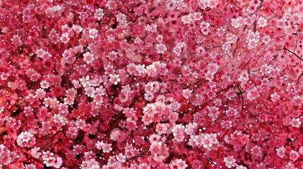 Fototapeta premium japanese flower seamless pattern wallpaper