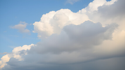 Rain is falling from the big cloud in the sky. Generative AI