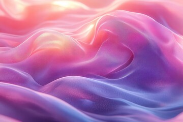Obraz premium dreamy 3d abstract background swirling with pastel colors and soft shapes featuring realistic textures and smooth reflections creating a tranquil and ethereal atmosphere in detailed 8k resolution