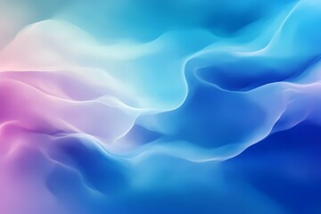 Obraz premium Abstract Blue Pink Wave Background Design