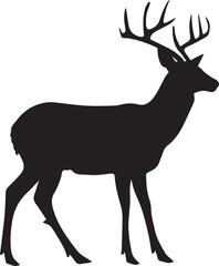 deer silhouette vector