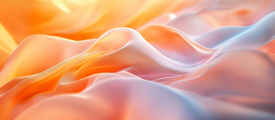 Obraz premium Elegant Golden Satin Folds - Ultra-Realistic Abstract Background Design