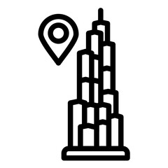 Dubai Location Icon