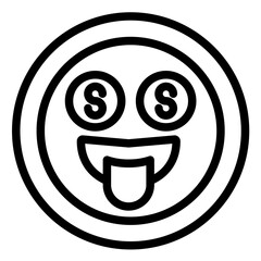 Money Mouth Face Icon