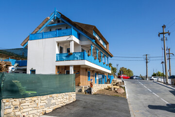 Obraz premium street in the town country