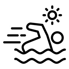 Swimming Icon