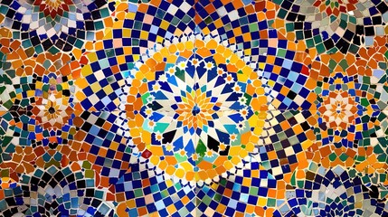 moroccan tiles seamless pattern wallpaper
