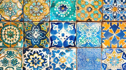 moroccan tiles seamless pattern wallpaper