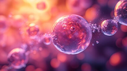 Atomic force microscope tip interacting with surface atoms, scientific visualization