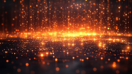 Fototapeta premium Smart dust network communicating with light signals